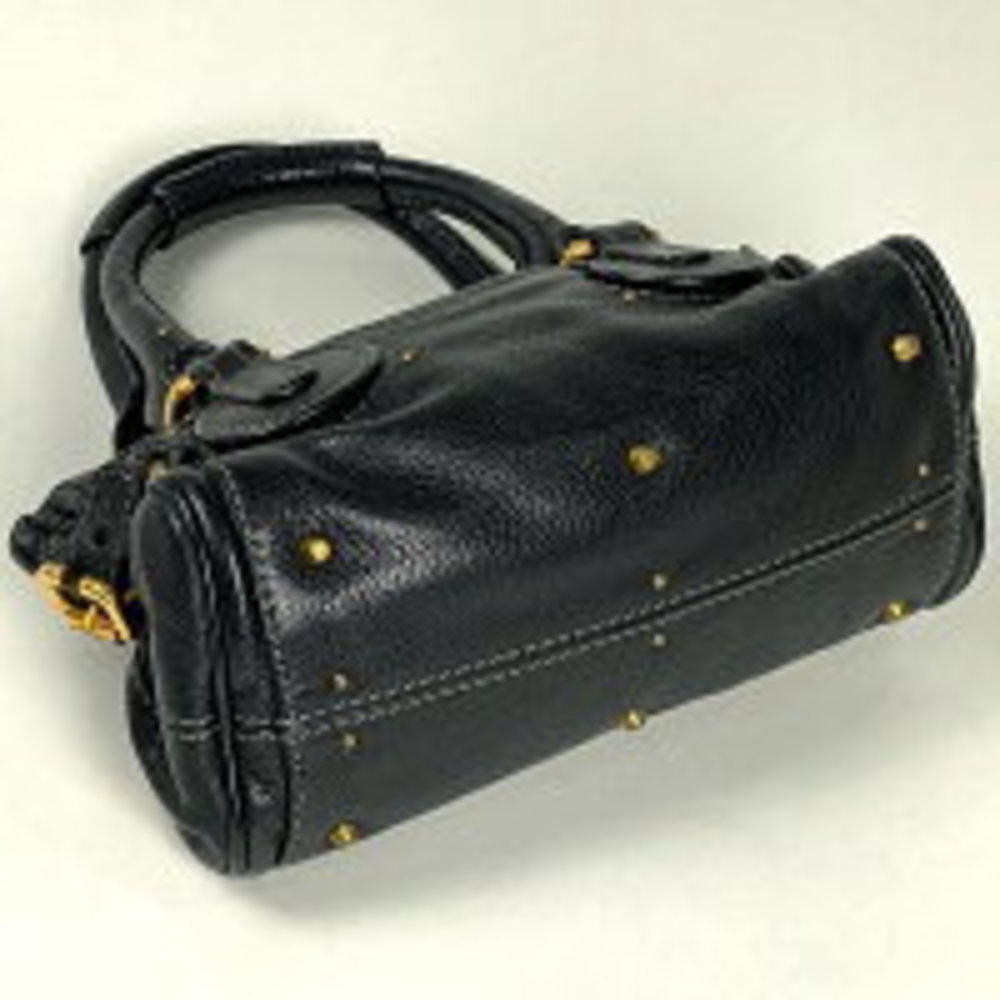 Chloe Paddington Shoulder Bag 2way black leather - Picture 2 of 6